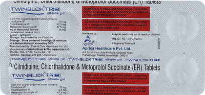 Twinblok Trio Strip Of 10 Tablets